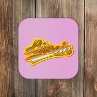 Sporty Style Gold Bitcoin Coaster thumb 0