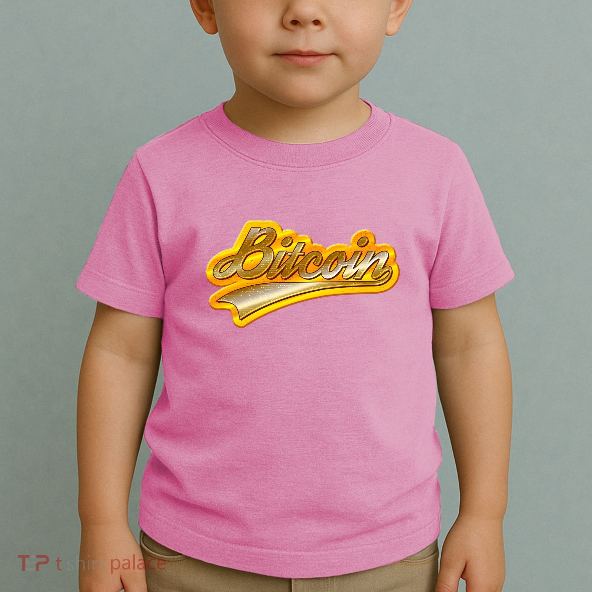 Sporty Style Gold Bitcoin Toddler T-Shirt