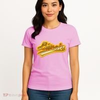 Sporty Style Gold Bitcoin Women's T-Shirt thumb 4
