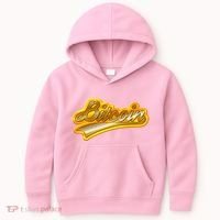 Sporty Style Gold Bitcoin Kids Hoodie thumb 0