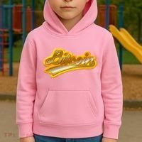 Sporty Style Gold Bitcoin Kids Hoodie thumb 2