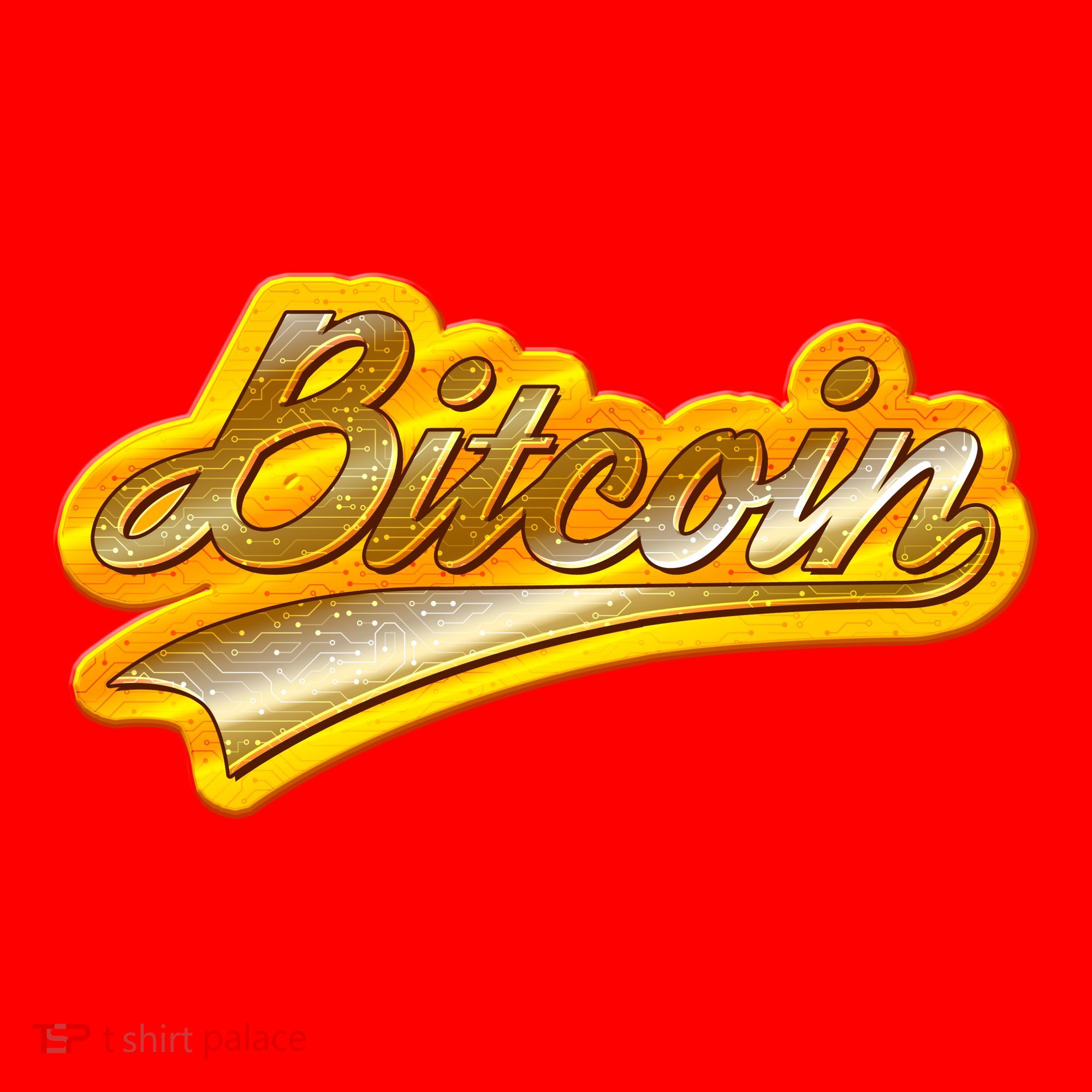 Sporty Style Gold Bitcoin Santa Hat