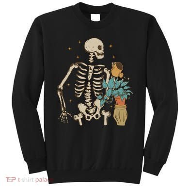 Skeleton Spring Garden Plant Sweatshirt