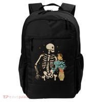 Skeleton Spring Garden Plant Backpack thumb 0