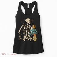 Skeleton Spring Garden Plant Women's Tank Top thumb 0