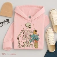 Skeleton Spring Garden Plant Hoodie thumb 4
