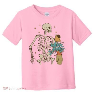 Skeleton Spring Garden Plant Toddler T-Shirt