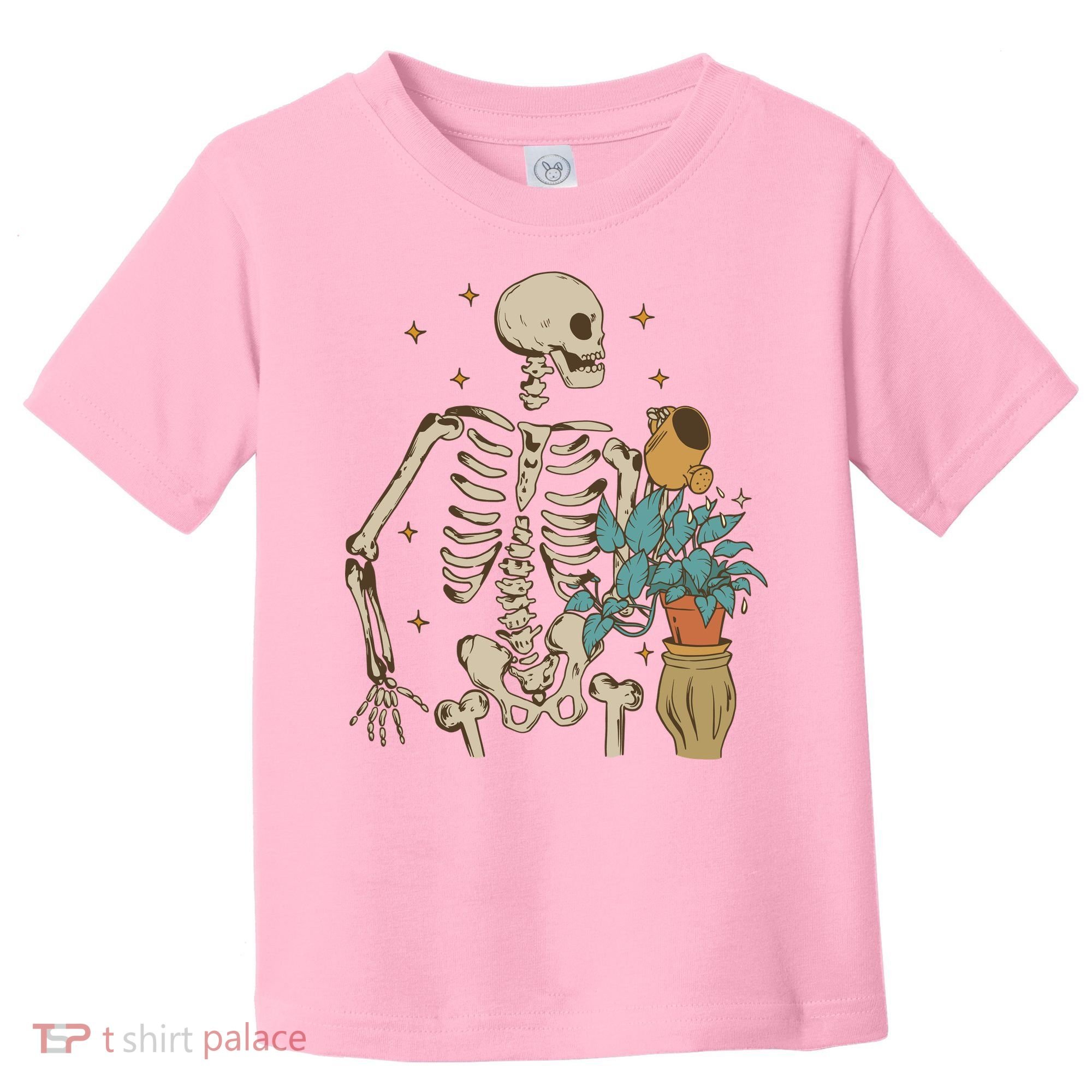 Skeleton Spring Garden Plant Toddler T-Shirt
