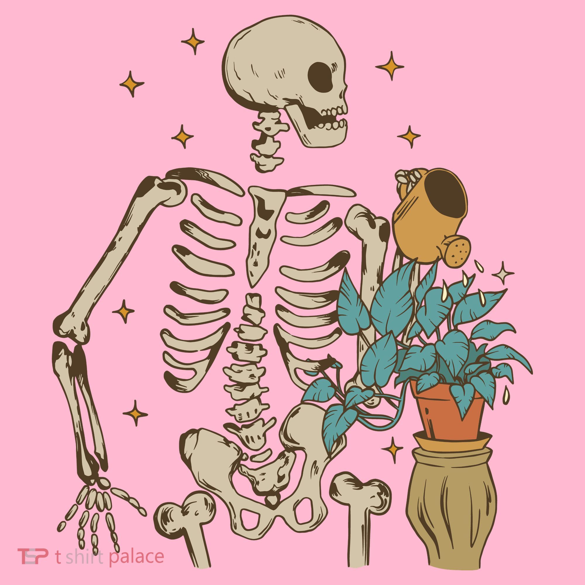 Skeleton Spring Garden Plant Visor
