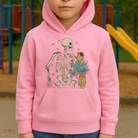 Skeleton Spring Garden Plant Kids Hoodie thumb 2