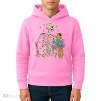 Skeleton Spring Garden Plant Kids Hoodie thumb 4