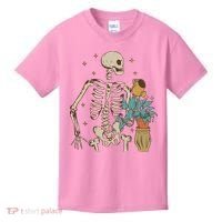 Skeleton Spring Garden Plant Kids T-Shirt thumb 0
