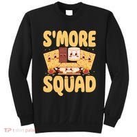 Smore Squad Groovy Smore Chocolate Marshmallow Camping Team Sweatshirt thumb 0