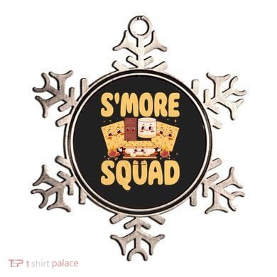Smore Squad Groovy Smore Chocolate Marshmallow Camping Team Ornament
