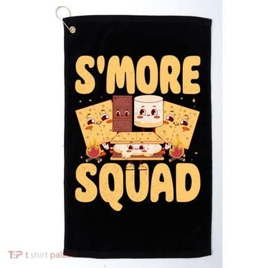 Smore Squad Groovy Smore Chocolate Marshmallow Camping Team Golf Towel