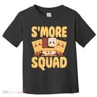 Smore Squad Groovy Smore Chocolate Marshmallow Camping Team Toddler T-Shirt thumb 0