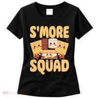 Smore Squad Groovy Smore Chocolate Marshmallow Camping Team Women's T-Shirt thumb 0