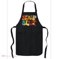 Soup Slut Groovy Sarcastic Funny Saying Christmas Apron thumb 0