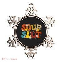 Soup Slut Groovy Sarcastic Funny Saying Christmas Ornament thumb 0