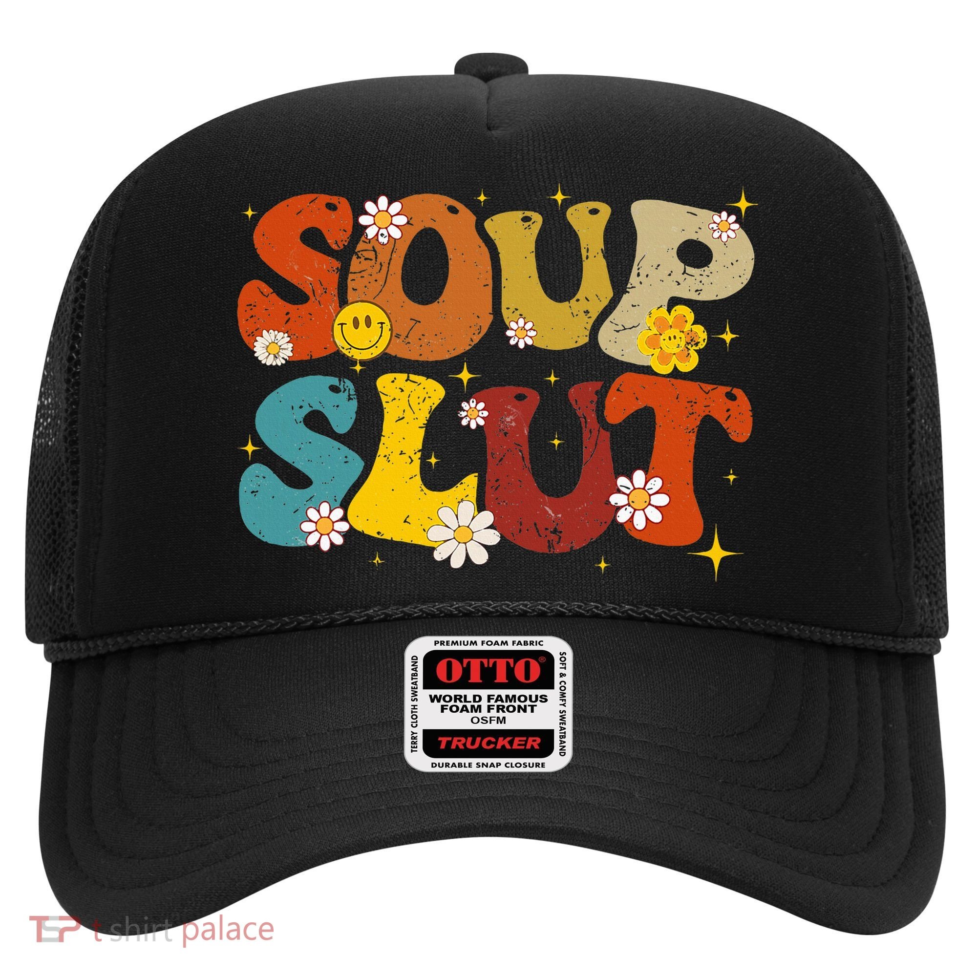 Soup Slut Groovy Sarcastic Funny Saying Christmas Hat