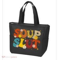 Soup Slut Groovy Sarcastic Funny Saying Christmas Tote Bag thumb 3