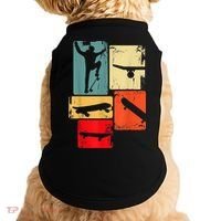 Skater Skateboarder Gift Retro Skateboard Doggie Tank thumb 0