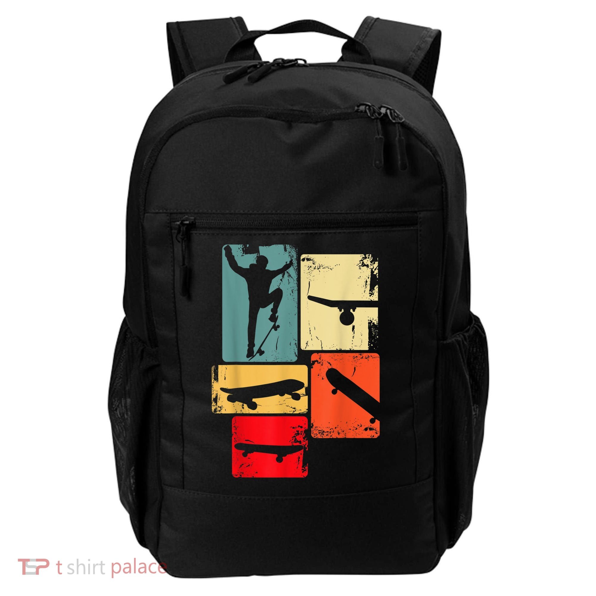 Skater Skateboarder Gift Retro Skateboard Backpack