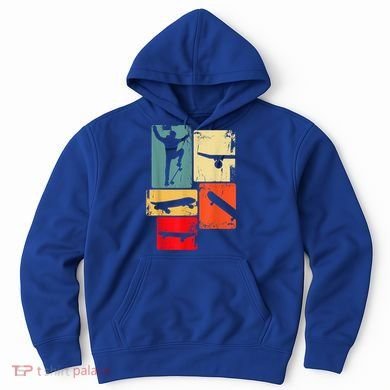 Skater Skateboarder Gift Retro Skateboard Hoodie