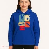 Skater Skateboarder Gift Retro Skateboard Hoodie thumb 5