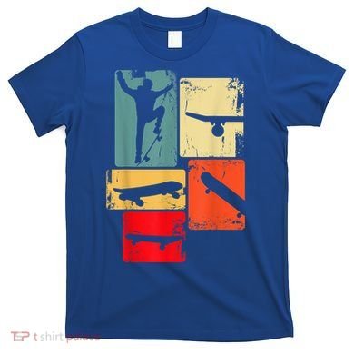Skater Skateboarder Gift Retro Skateboard T-Shirt