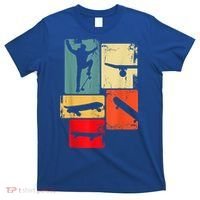 Skater Skateboarder Gift Retro Skateboard T-Shirt thumb 0