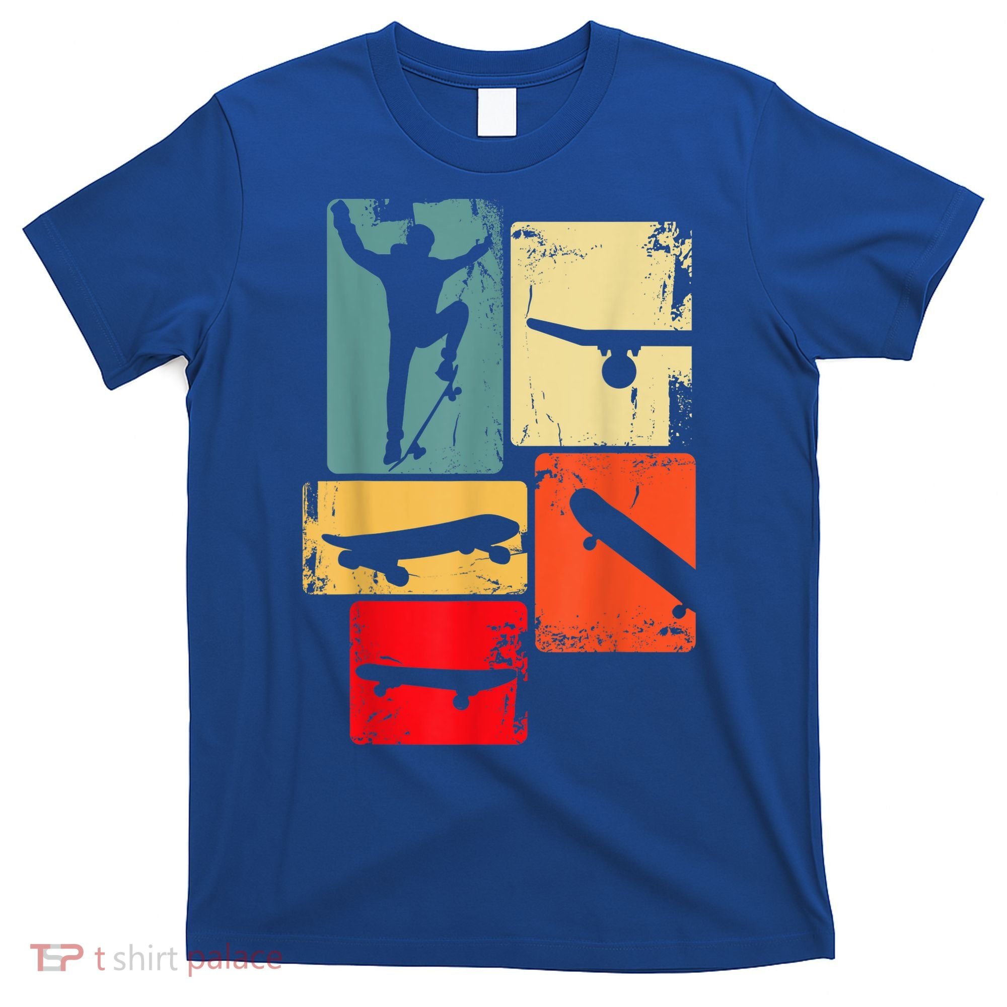 Skater Skateboarder Gift Retro Skateboard T-Shirt