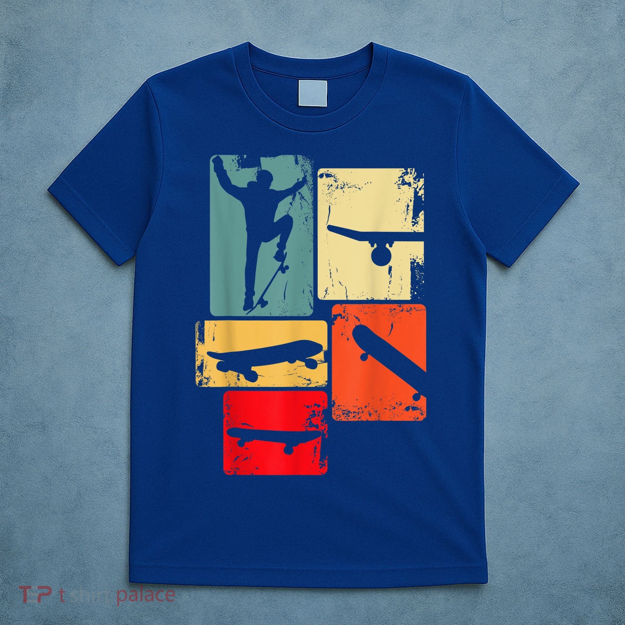 Skater Skateboarder Gift Retro Skateboard T-Shirt