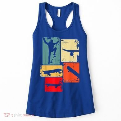 Skater Skateboarder Gift Retro Skateboard Women's Tank Top