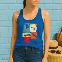Skater Skateboarder Gift Retro Skateboard Women's Tank Top thumb 2