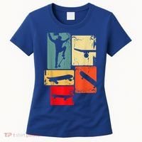 Skater Skateboarder Gift Retro Skateboard Women's T-Shirt thumb 0