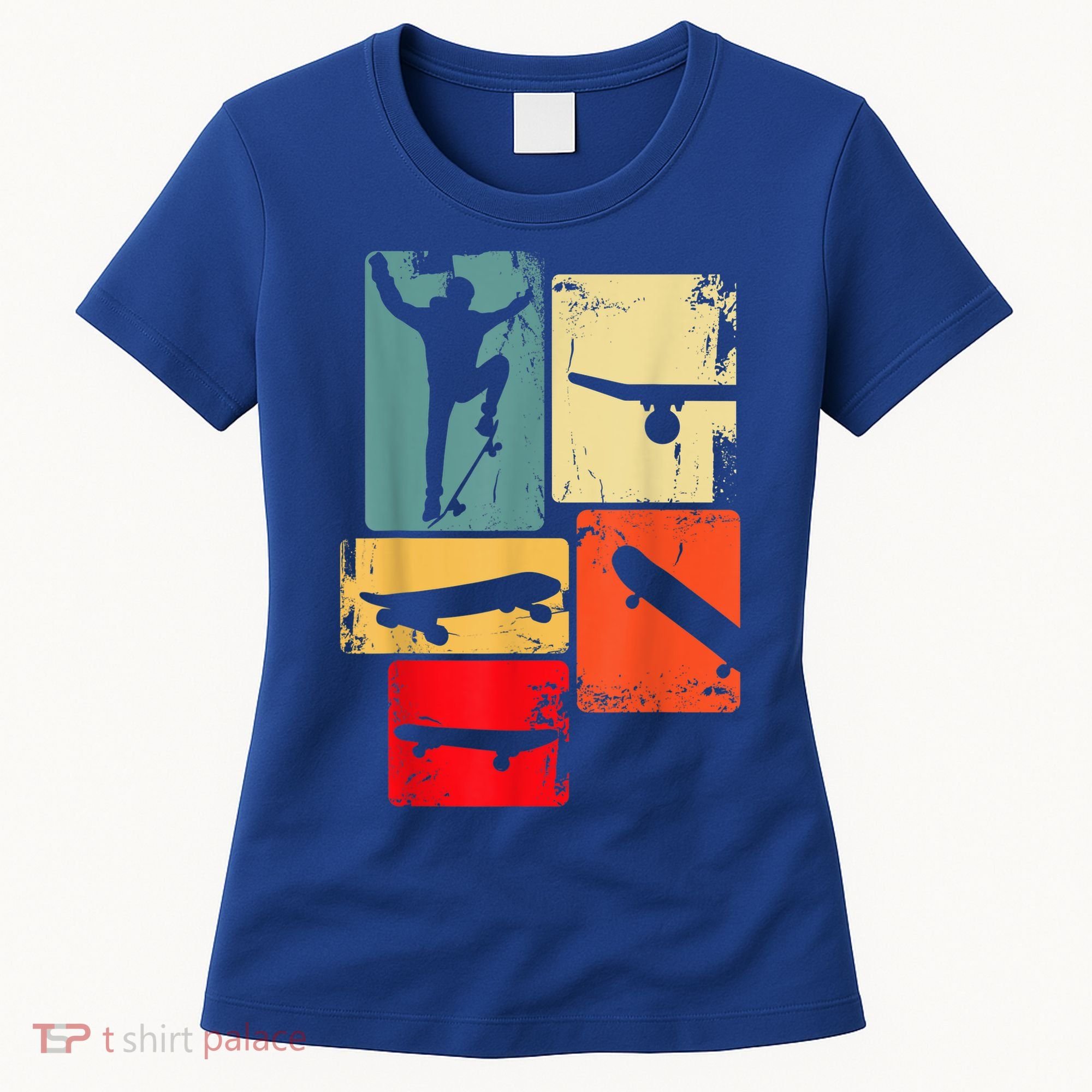 Skater Skateboarder Gift Retro Skateboard Women's T-Shirt