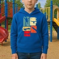 Skater Skateboarder Gift Retro Skateboard Kids Hoodie thumb 2