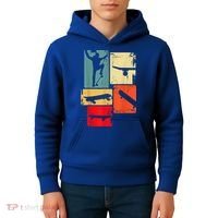 Skater Skateboarder Gift Retro Skateboard Kids Hoodie thumb 4