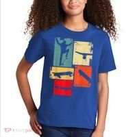 Skater Skateboarder Gift Retro Skateboard Kids T-Shirt thumb 2