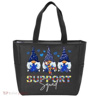 Support Squad Gnome Autism Awareness Month Bag