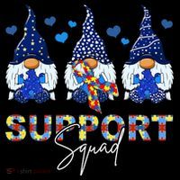 Support Squad Gnome Autism Awareness Month Tote Bag thumb 4