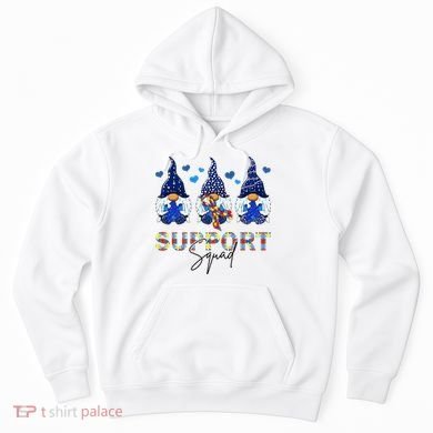 Support Squad Gnome Autism Awareness Month Hoodie