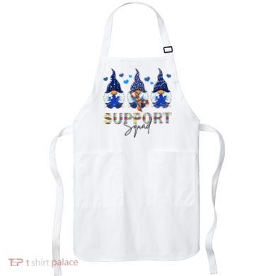 Support Squad Gnome Autism Awareness Month Apron