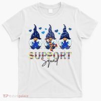 Support Squad Gnome Autism Awareness Month T-Shirt thumb 0