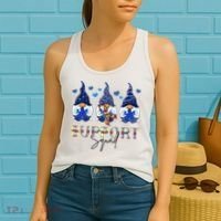 Support Squad Gnome Autism Awareness Month Women's Tank Top thumb 2
