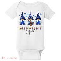 Support Squad Gnome Autism Awareness Month Baby Bodysuit thumb 0
