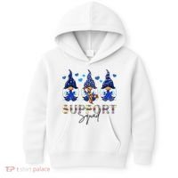 Support Squad Gnome Autism Awareness Month Kids Hoodie thumb 0