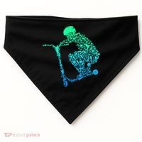 Scooter Stunt Gift USA-Made Doggie Bandana thumb 0