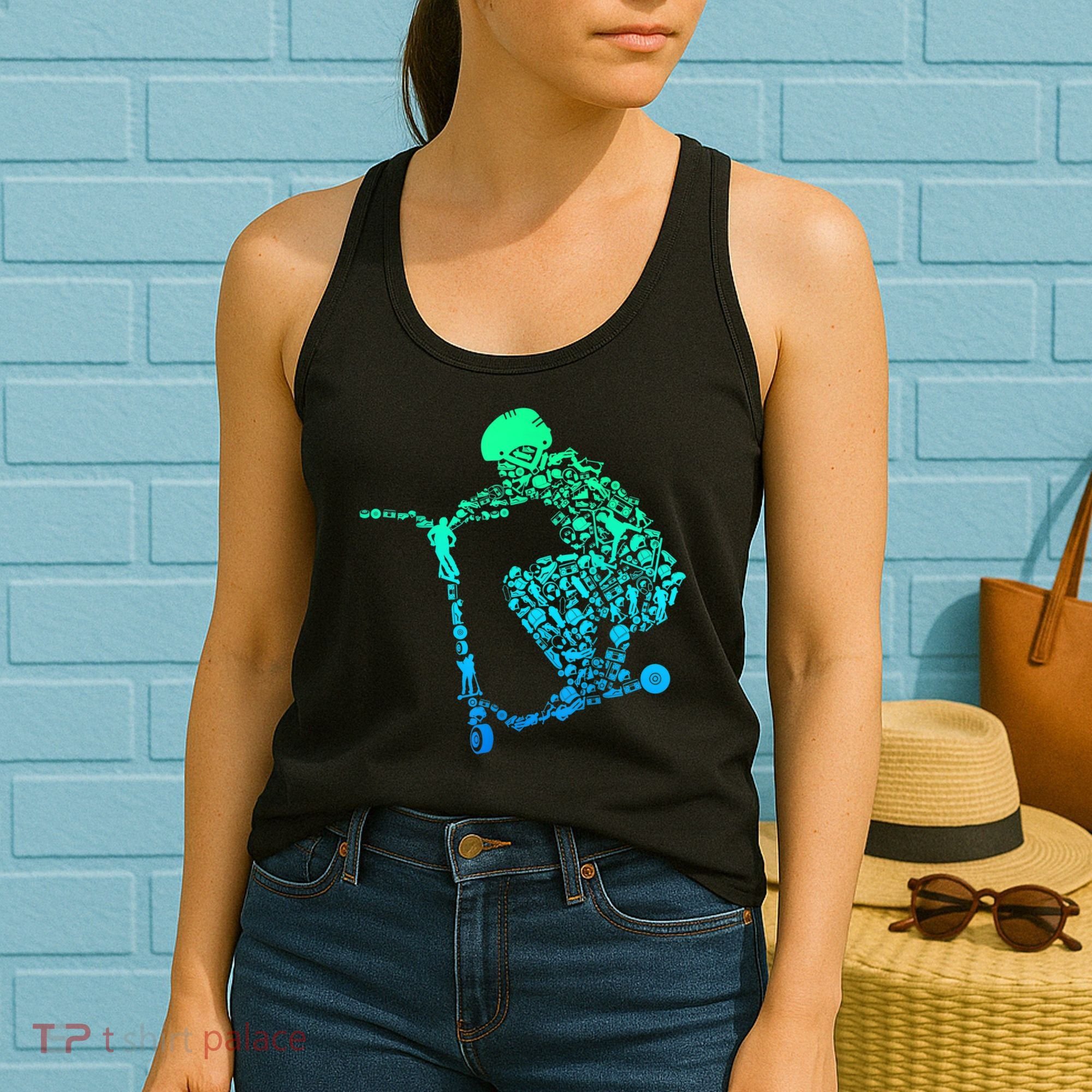 Scooter Stunt Gift Women's Tank Top